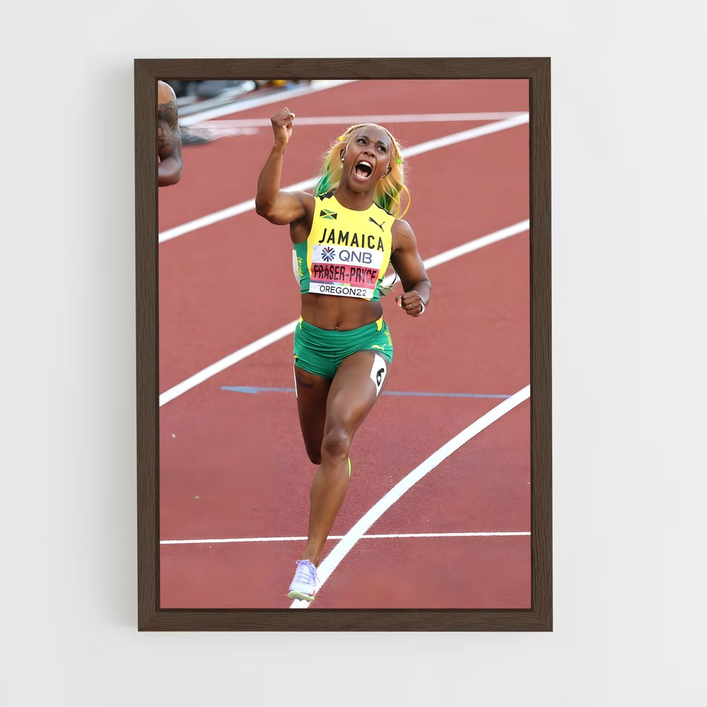 Poster Jamaica's Sprint Queen – affiche Athlétisme (vue 5)